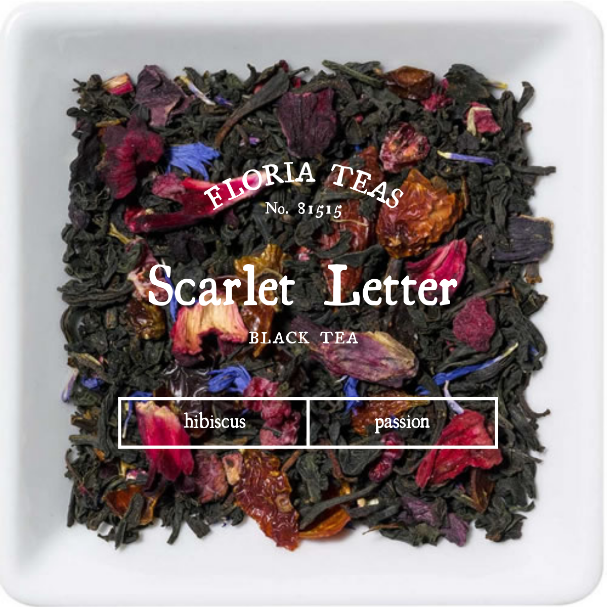 Black Tea with Raspberry & Hibiscus | Floriography: Passion