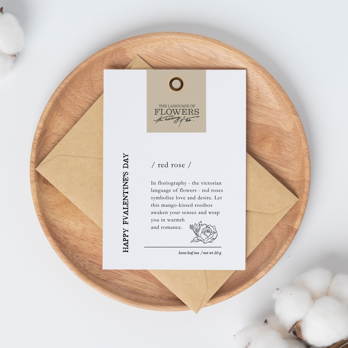 Valentine's Day Tea Card | Kombucha